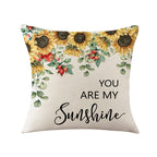 Kussenhoes met Zonnebloem Patroon Avosian