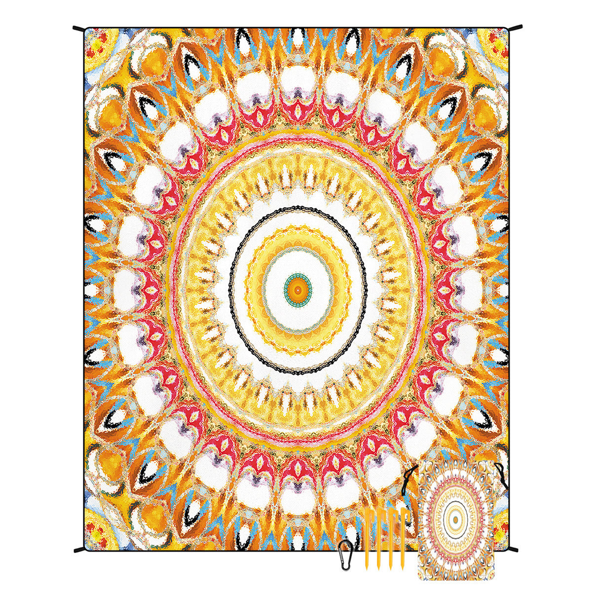 Geometrische Print Wandtapijt Avosian