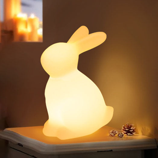 Moderne creatieve Konijnen PE LED Tafellamp voor de slaapkamer