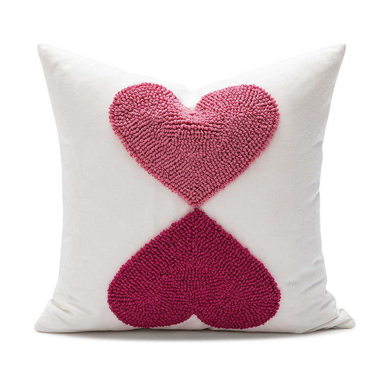 Decoratieve Hoes met Hartpatroon Avosian
