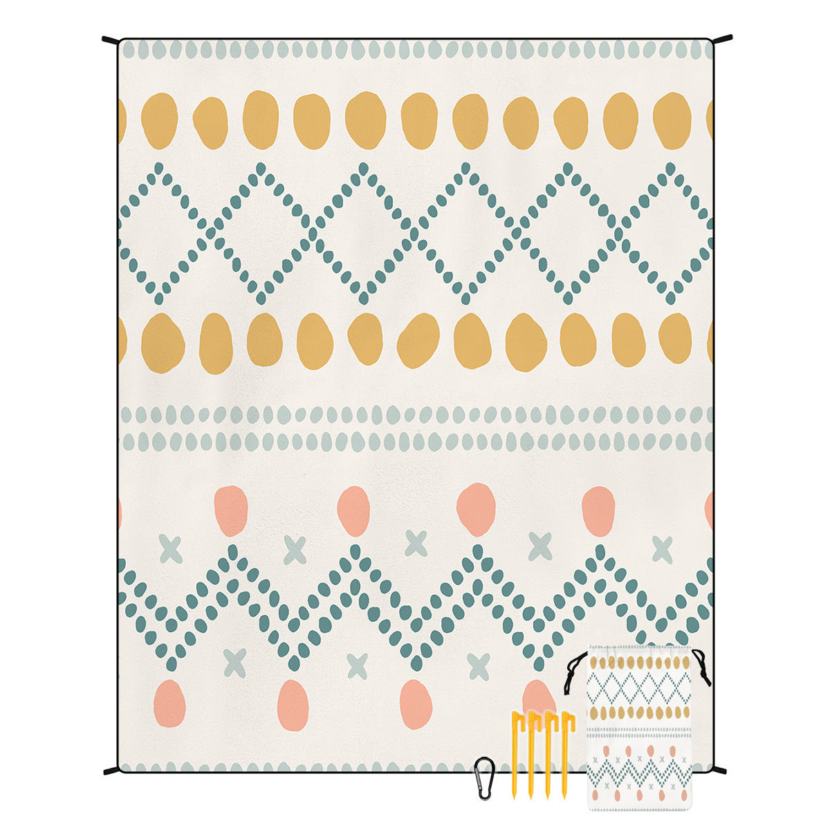 Geometrische Print Wandtapijt Avosian