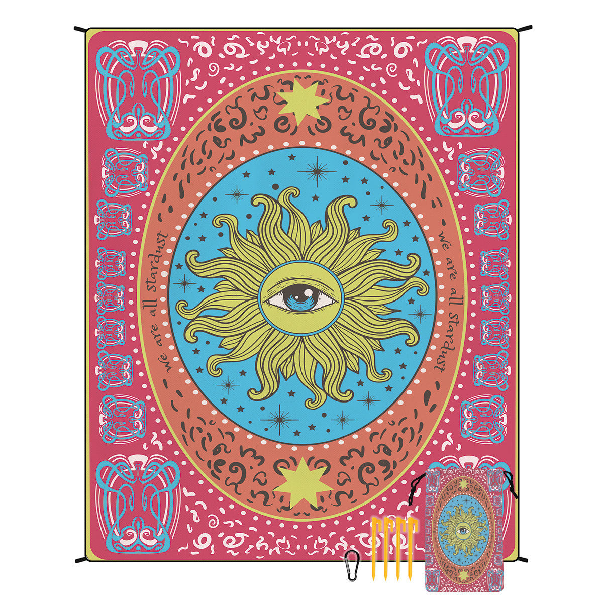 Geometrische Print Wandtapijt Avosian