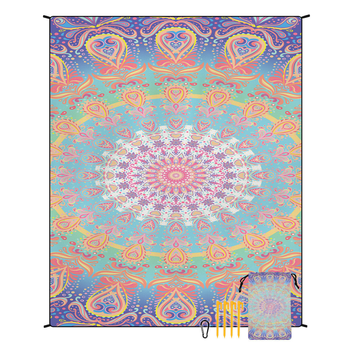Geometrische Print Wandtapijt Avosian