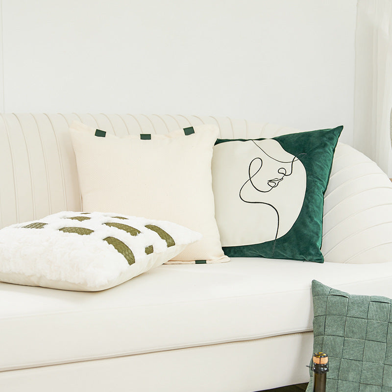 Decoratieve Kussensloop met moderne minimalisme en uniek kunstontwerp Avosian