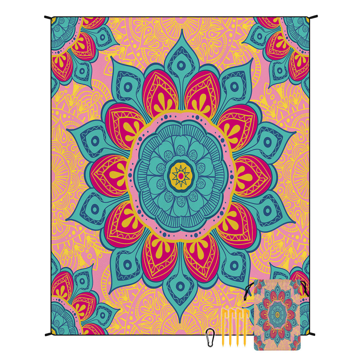 Geometrische Print Wandtapijt Avosian