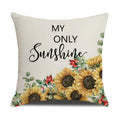 Kussenhoes met Zonnebloem Patroon Avosian