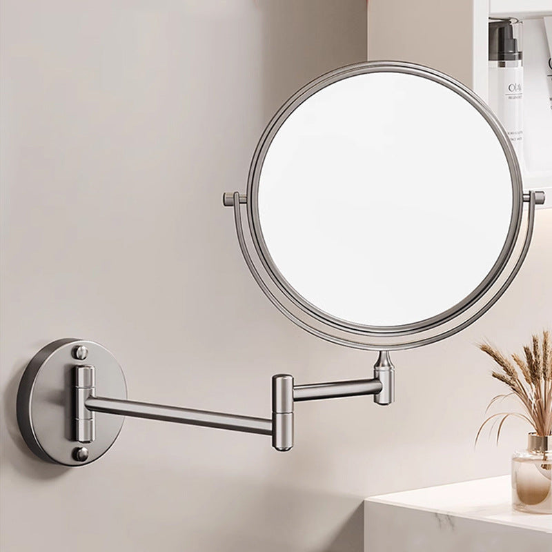 Avosian | Oplaadbare wandspiegel voor scheren | 360° rotatie. 1X/10X vergroting en instelbare LED-verlichting voor gebruik in de badkamer