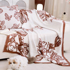 Decoratieve Deken met Bloemenontwerp Avosian