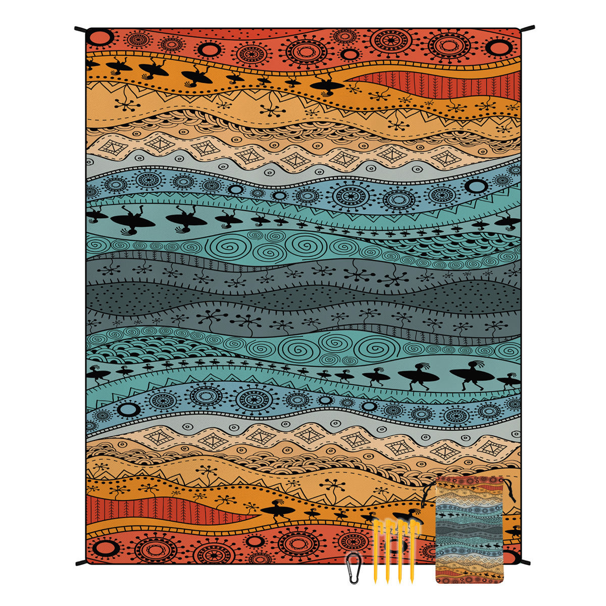 Geometrische Print Wandtapijt Avosian