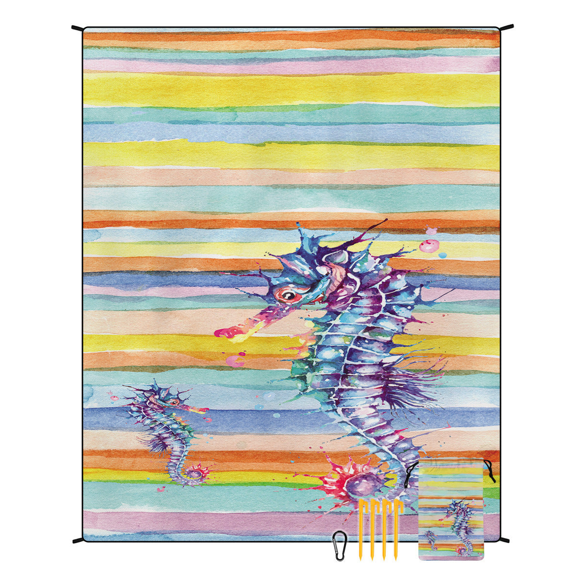 Geometrische Print Wandtapijt Avosian