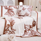 Decoratieve Deken met Bloemenontwerp Avosian