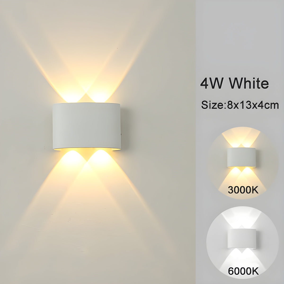 LED wandlampen voor binnen- en buitenruimtes