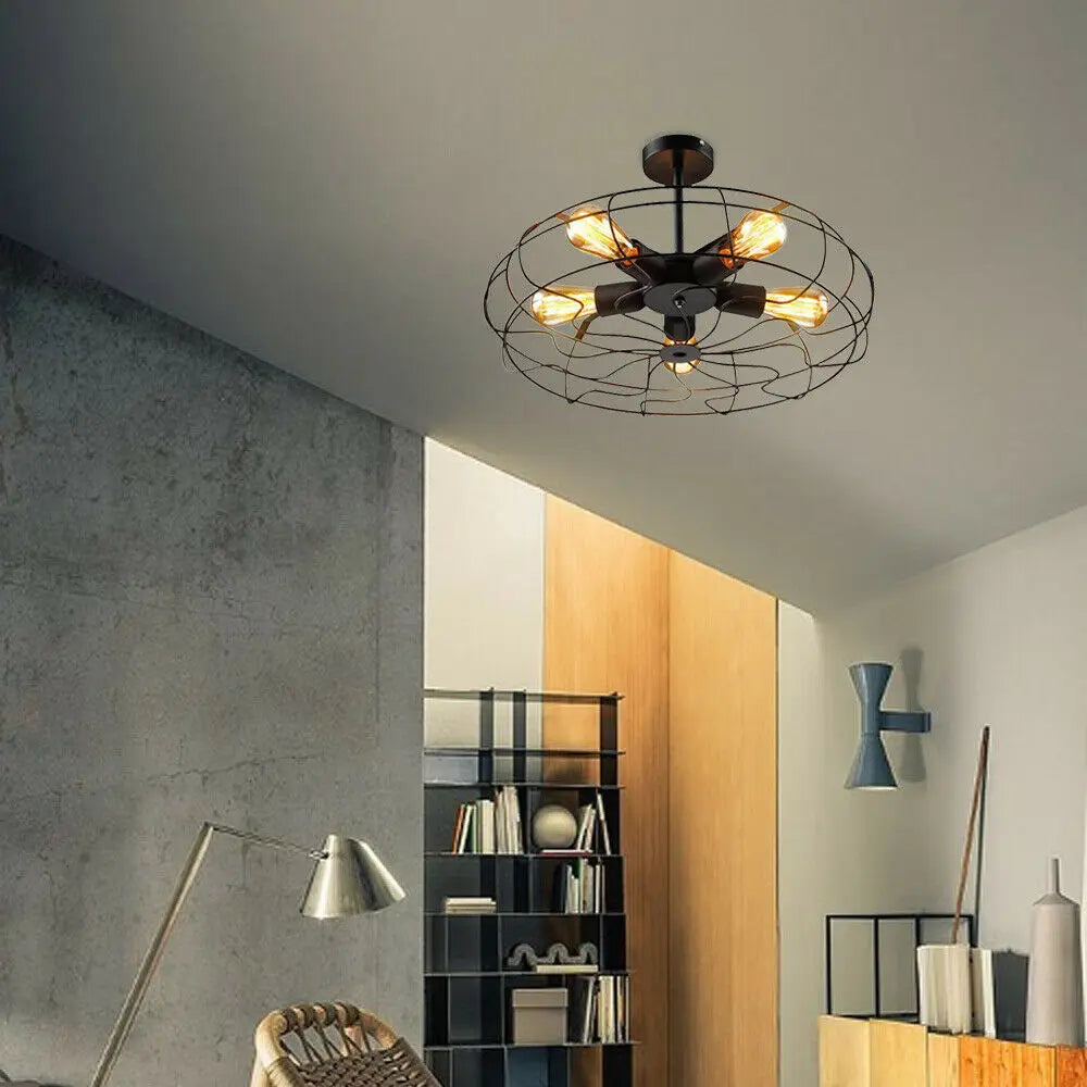 Retro Cage Plafondlamp