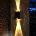 Waterdichte solarverlichting voor buiten – LED-wandlampen voor tuin & terras