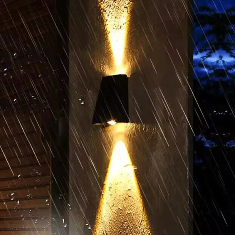Waterdichte solarverlichting voor buiten – LED-wandlampen voor tuin & terras
