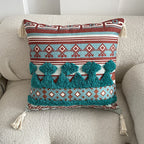 Boho gevoerde franjes kussenhoes
