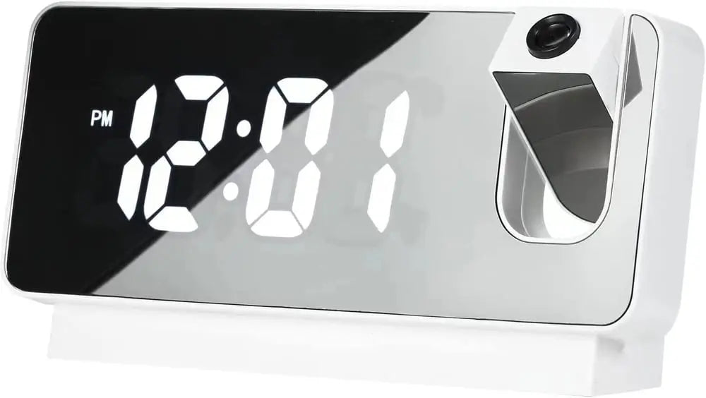Avosian | Projectie alarmklok met spiegeleffect en groot LED-scherm