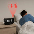 Avosian | Projectie alarmklok met spiegeleffect en groot LED-scherm