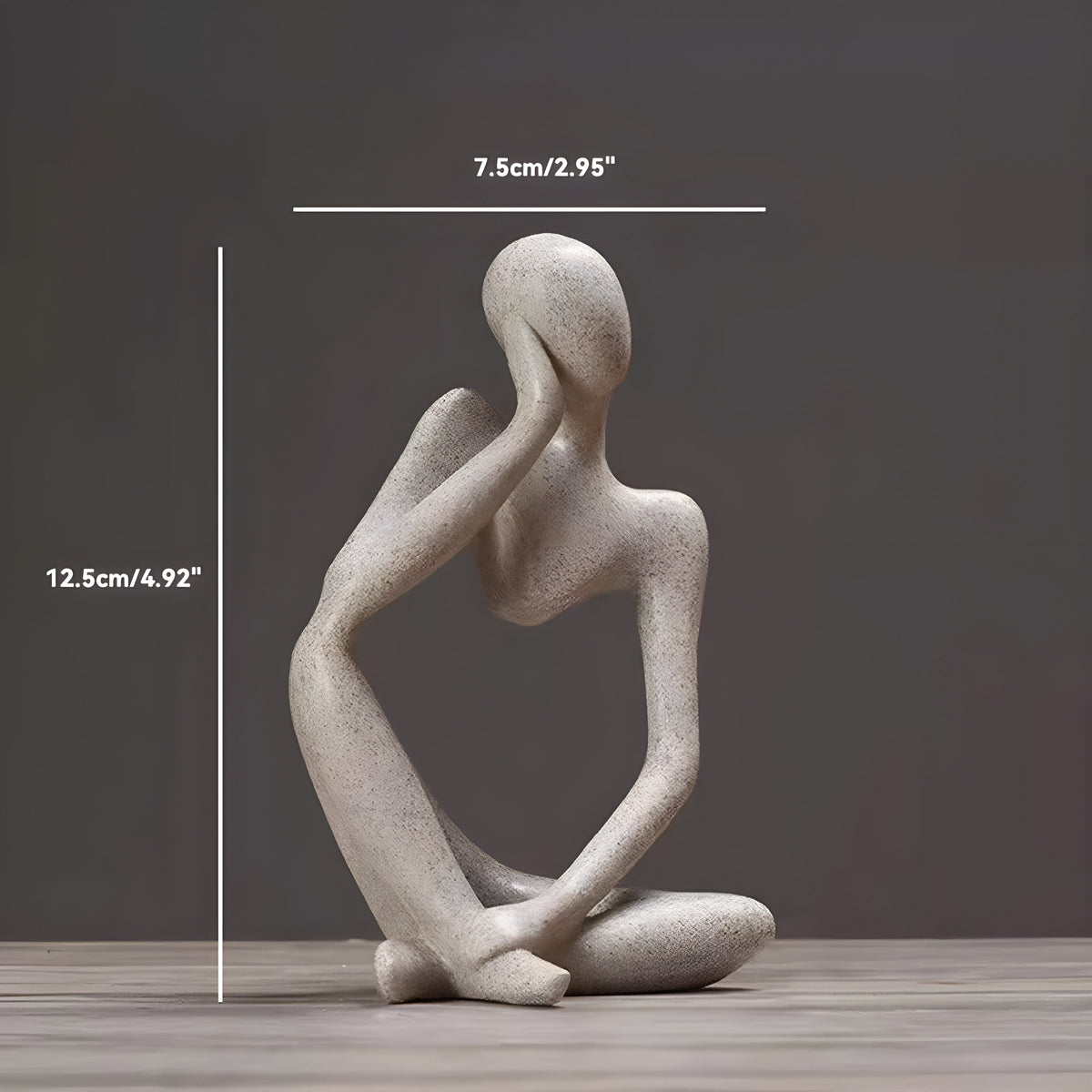 Abstract Thinker Beeldhouwwerk Woondecoratie