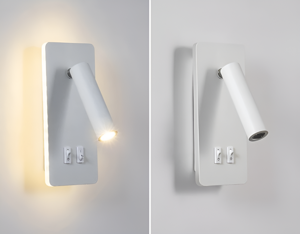 Swivel330 | Minimalistische Cilinder Wandlamp – Verstelbare 330° Draaiende LED Wandlamp