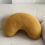 Nordic Bouclé Abstract Kussen – Minimalistische Pluche Kussen | Avosian