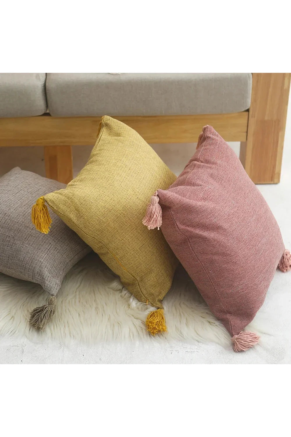 Lino Throw Pillow Cover | Avosian