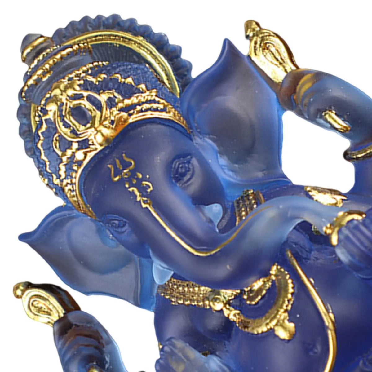 Zeldzaam gekleurde semi-transparante Ganesh beelden voor geluk in uw huis