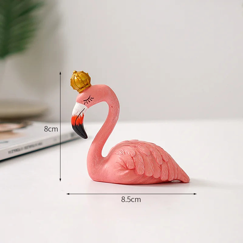 Nordic Flamingo Beeld Figuren Standbeeld Sculptuur Woonkamer Kantoor Bruiloft Feest Ornamenten Huisdecoratie Decoratie Accessoires