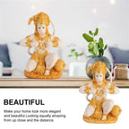 1 stuk Hanuman Boeddha Aap God Beeld Zuidoost-Aziatische Stijl Thuis Scultuur Heer Hanuman Standbeeld Boeddha Figur Ornament