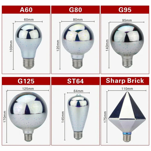 3D LED lamp | Vintage vuurwerk effect lamp met E27 fitting | 6W 85–265V | Decoratie, feest & kerstverlichting | Auravia
