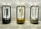 Draagbare draadloze LED-lantaarn met oplaadstation