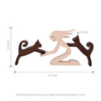 Deense Houten Dieren Ornamenten