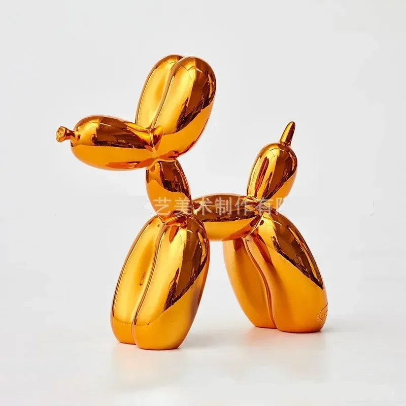 Nordic Balloon Dog Sculptuur Hars Dier Ornament Kunst Sculpturen en Figuren Ambacht Thuis Decoratie Kamer Bureau Accessoires