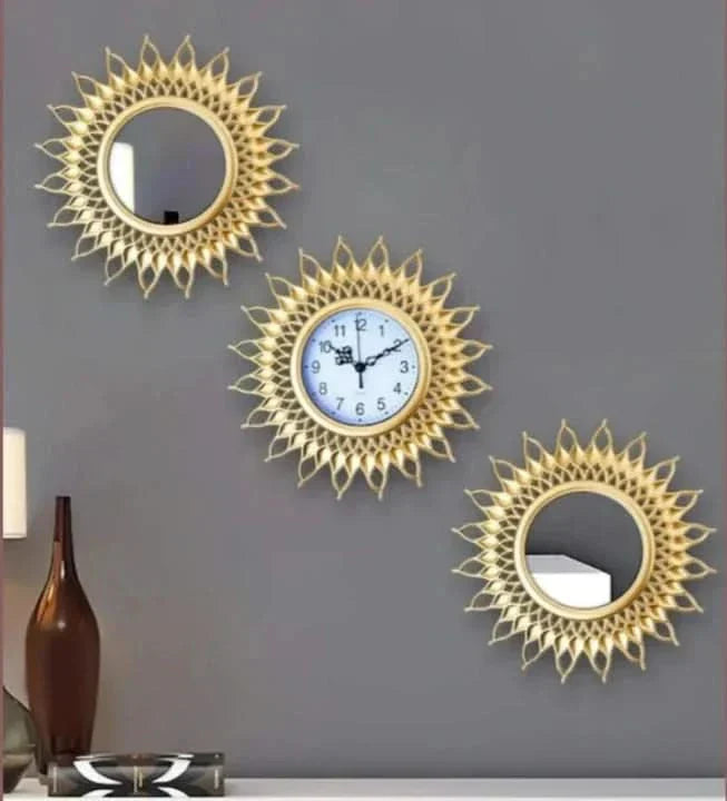 Avosian | Lena - Luxe Horloge en Spiegel Set