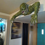 Kreatur The Black Lagoon Grab sculpturen Figure Tuinbouw Buitenornamenten Monster Standbeeld Man Halloween Decoratie