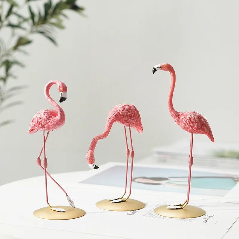 Noordse Flamingo Figuren Beeld Standbeeld Sculptuur Woonkamer Kantoor Bruiloft Feest Ornamenten Thuis Decoratie Accessoires