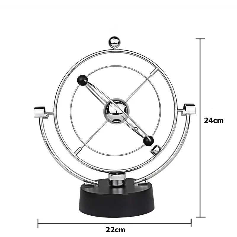 Newton Pendulum Bal, dat voortdurende beweging vertegenwoordigt