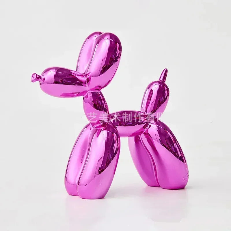 Nordic Balloon Dog Sculptuur Hars Dier Ornament Kunst Sculpturen en Figuren Ambacht Thuis Decoratie Kamer Bureau Accessoires