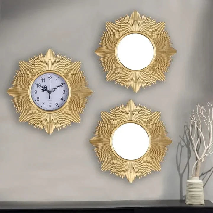 Avosian | Lena - Luxe Horloge en Spiegel Set