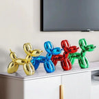 Nordic Balloon Dog Sculptuur Hars Dier Ornament Kunst Sculpturen en Figuren Ambacht Thuis Decoratie Kamer Bureau Accessoires