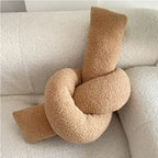 Nordic Bouclé Abstract Kussen – Minimalistische Pluche Kussen | Avosian