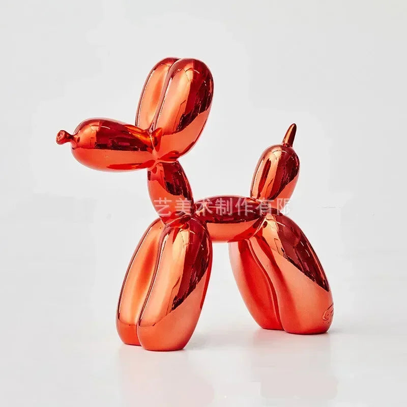 Nordic Balloon Dog Sculptuur Hars Dier Ornament Kunst Sculpturen en Figuren Ambacht Thuis Decoratie Kamer Bureau Accessoires