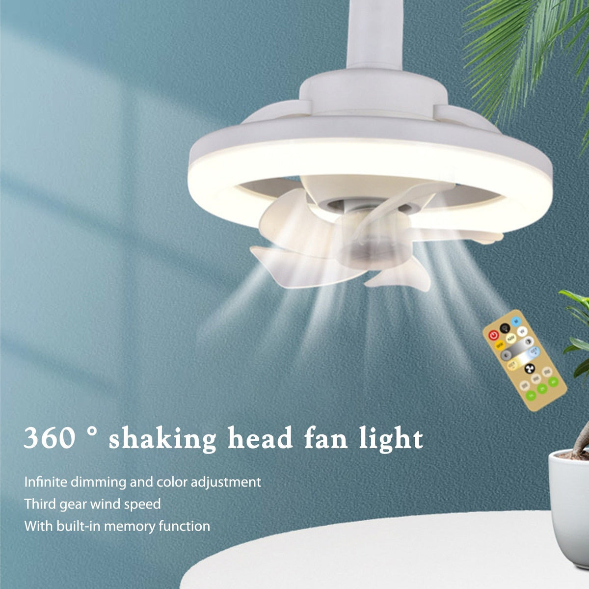 Plafondventilatorlamp