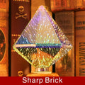 3D LED lamp | Vintage vuurwerk effect lamp met E27 fitting | 6W 85–265V | Decoratie, feest & kerstverlichting | Auravia