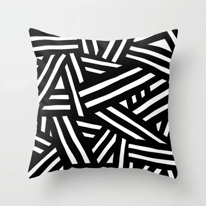 Moderne Abstract Geometrische Kleurrijke Kussenhoezen 45x45cm Kussenhoezen Voor Bank Decoratieve Kussens 60x60cm 50x50cm Trending Thuisdecoratie | Avosian