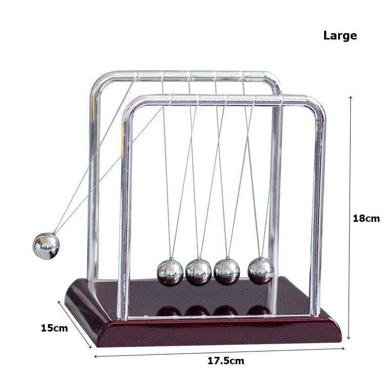 Newton Pendulum Bal, dat voortdurende beweging vertegenwoordigt