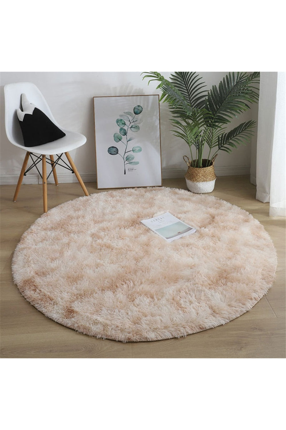 Fluffy Rond Tapijt