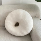 Nordic Bouclé Abstract Kussen – Minimalistische Pluche Kussen | Avosian