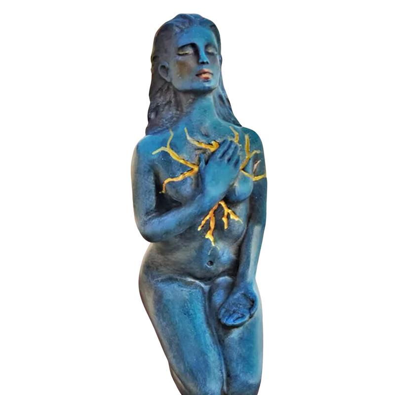 Healing Goddess Sculptuur: Hars abstract