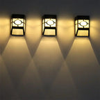 Zonnewandlamp met LED - Moderne buitenverlichting voor tuin & terras, wandlampen